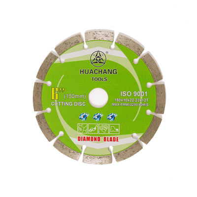 Kalte Presse 6inch ‚150×1.4/2.0×10×22.23×12T segmentierter Diamond Blade For General Purpose, Stein und konkretes Soem