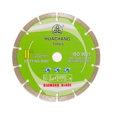 200mm 8&quot; 250mm 10 Zoll segmentierter Diamond Blade For Wet Or trockene schneidene konkrete 200x22mm