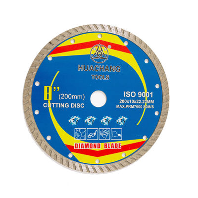 Porzellan-Diamond Blades 65Mn der hohen Qualität heißer der Presse-8inch ‚200×1.6/2.6×10×22.23mm Stahlkörper mit langem Schnittleben