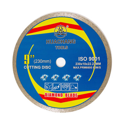 Säge-Fliesenschneider des 230x22.23mm Diamantblattes nasser 9-Zoll-Diamantblatt für Porzellan