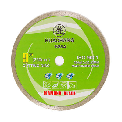 Kaltes ununterbrochenes Rim Diamond Blade For Ceramic With langes Leben der Presse-9inch 230×1.8/2.6×10×22.23mm