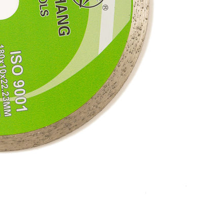 Kalte Presse 7inch 180×1.6/2.2×10×22.23mm ununterbrochener Rim Diamond Blade For Ceramic, marmorn mit langem Schnittleben