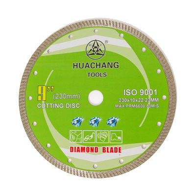 Kalte Presse 9inch ‚230×1.8/3.0×10×22.23mm Turbo Diamond Blade For General Purpose, keramisch, Marmor- und konkret