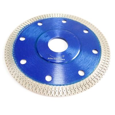Heißer blauer Kreis-Diamond Saw Blade For General Zweck HUACHANG Presse-5inch 125x0.8/1.2x10x22.23mm, keramisch, Ziegelstein