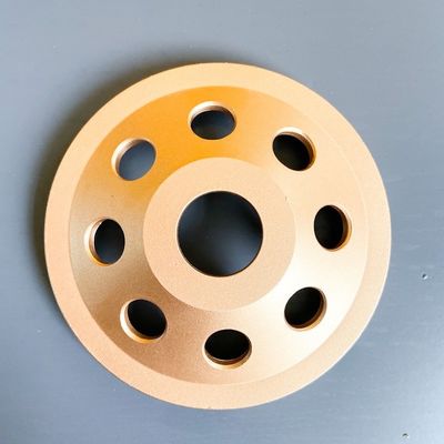 Hochrangiger Laser 4.5inch schweißte 115mm einzelne Reihe Diamond Cup Wheel For Concrete, Stein, harte Baumaterialien