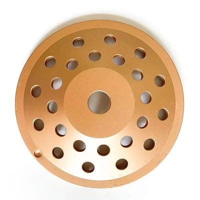 geschweißte 125×10T (30×5×7.2) ×22.23mm einzelne Reihe Diamond Cup Wheel For Concrete, Stein, harte Baumaterialien 5inch Laser