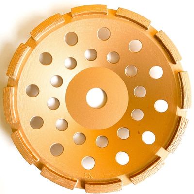 geschweißte 125×10T (30×5×7.2) ×22.23mm einzelne Reihe Diamond Cup Wheel For Concrete, Stein, harte Baumaterialien 5inch Laser