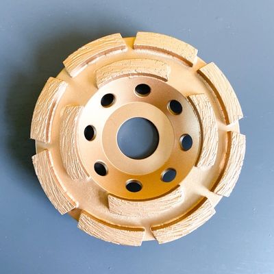 105mm 4 konkrete Huachang Werkzeuge doppelte Reihen-Diamond Cup Wheel Grinding Fors
