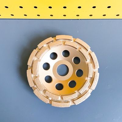 115mm 4-1/2 Zoll. Doppeltes Reihen-Diamond Cup Wheel For Stone-Doppeltes Diamond Cup