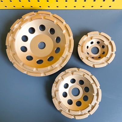 7 Zoll. Einzelne Reihen-doppelte Reihe Diamond Cup Grinding Wheel 180mm Huachang Diamond Tools