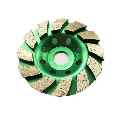 Laser der hohen Qualität 4inch schweißte 105mm Diamond Segmented Turbo Grinding Cup Rad für konkretes, Stein, Baumaterial