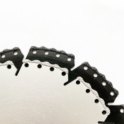 Gutes Blick 5inch 125×1.4/2.4×6×9T×22.23 Vakuum bronzierte Diamond Grinding Cutting Disc für Steinkeramischen Plastikmarmor