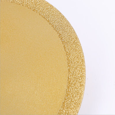 4,3&quot; 110×1.2/2.2×5×20 Vakuum bronzierter Diamond Saw Blade For Cutting Roheisen-Marmormetalledelstahl-Feuer-Notfall