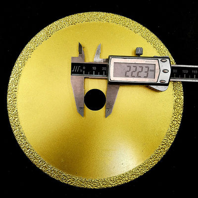 150×1.6/2.4×8×22.23mm Vakuum bronzierter Diamond Saw Blade For Cutting Roheisen-Marmormetalledelstahl-Feuer-Notfall
