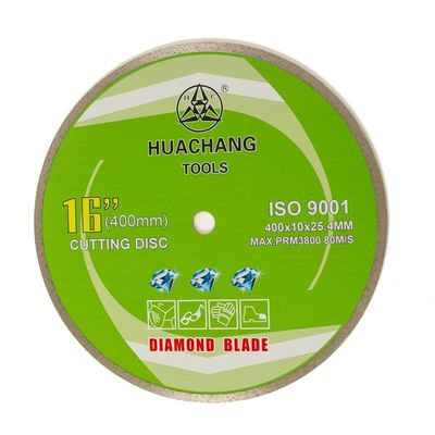 Kalter ununterbrochener Rim Diamond Blade For For General Zweck der Presse-16inch ‚400×2.6/3.4×10×25.4mm, keramisch