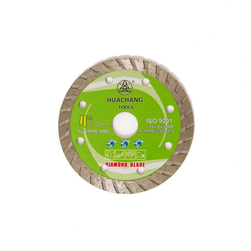 Kalte Presse 4inch 105*1.8/1.2*10*8*20mm Turbo Diamond Blade For General Purpose, keramisch, Marmor- und konkret