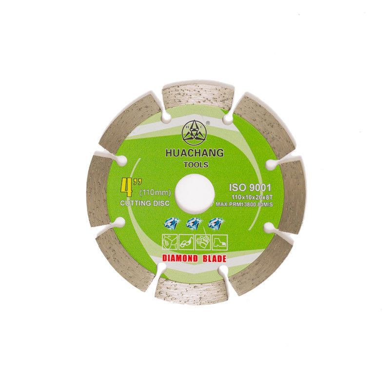 Kalte Presse 4.3inch 110×1.2/1.8×10×20×8T hohe Qualität segmentierter Diamond Blade For General Purpose mit langem Leben