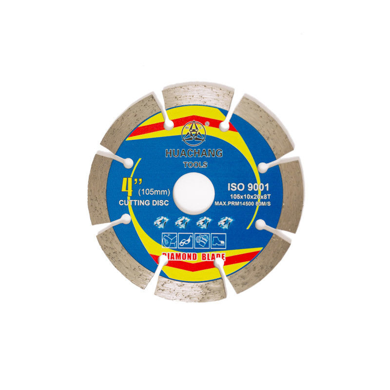 Beton-Diamond Blade Hot Press For-universeller Zweck, -stein und -beton der hohen Qualität 4,5 des Zoll-105×1.2/1.8×10×20×8T