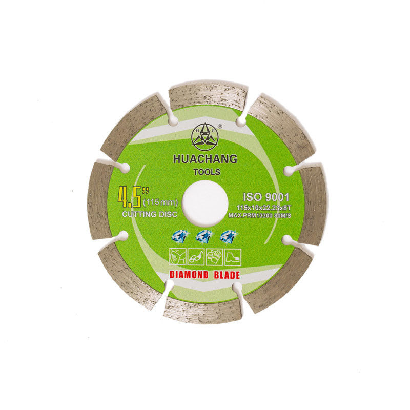 Kalte Presse 4.5inch ‚115×1.2/1.8×10×22.23×8T segmentierter Diamond Blade For General Purpose, Stein mit langem Leben