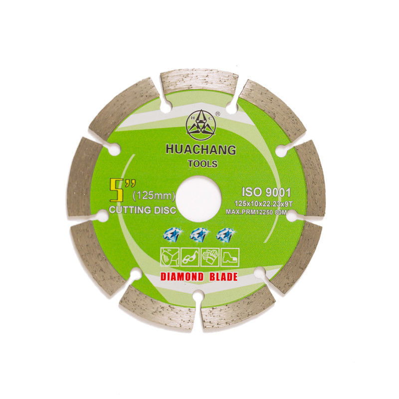 Kalte Presse 5inch 125×1.2/1.8×10×22.23×9T segmentierte Diamond Blade For General Purpose, Stein und Beton