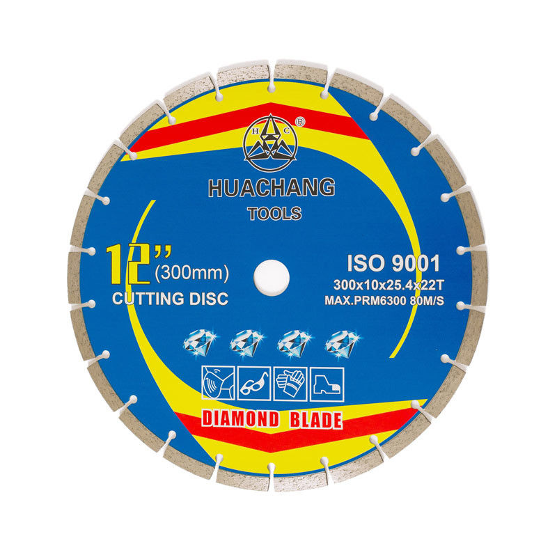 Konkretes Schnittrad der hohen Qualität 300×10×25.4×22T für Schleifer 300mm Diamond Tile Cutting Blade