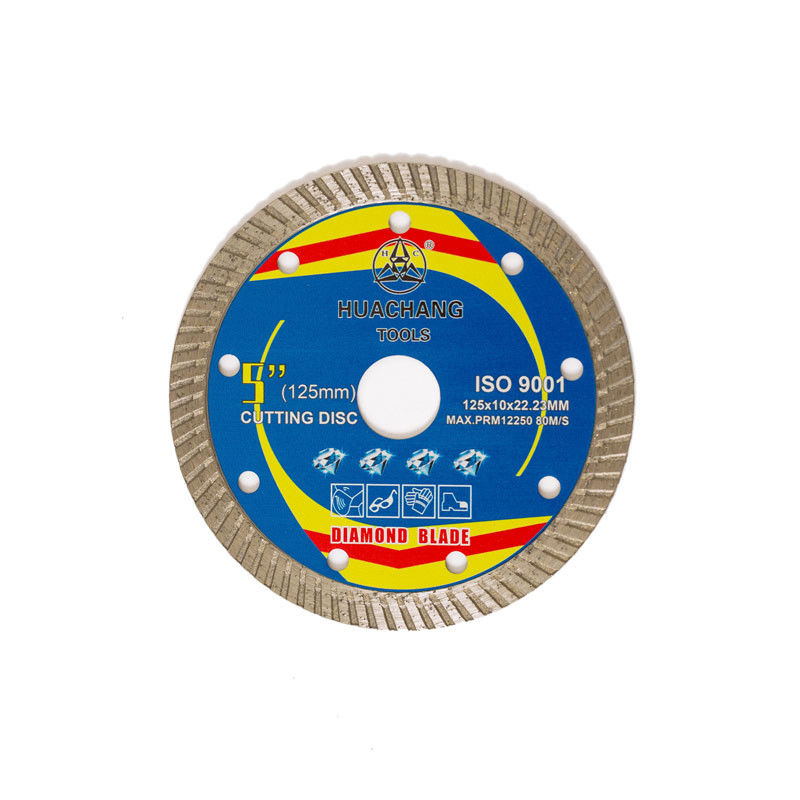 Heißer Porzellan-Diamond Blades 65Mn der Presse-hohen Qualität 5inch ‚125×1.2/2.0×10×22.23mm Stahlkörper mit langem Schnittleben