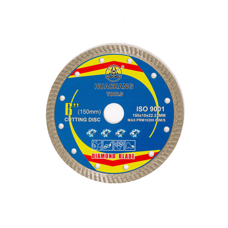 Heißer Porzellan-Diamond Blades 65Mn der Presse-hohen Qualität 6inch ‚150×1.4/2.4×10×22.23mm Stahlkörper mit langem Schnittleben
