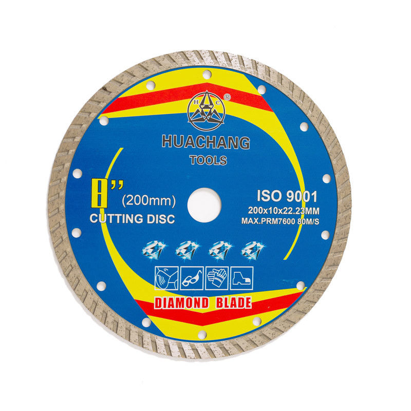 Porzellan-Diamond Blades 65Mn der hohen Qualität heißer der Presse-8inch ‚200×1.6/2.6×10×22.23mm Stahlkörper mit langem Schnittleben