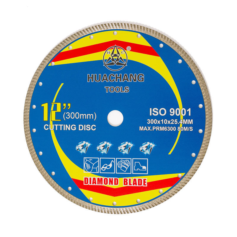 Porzellan Diamond Blade High Quality For 12inch 300mm, der Porzellan schneidet, deckt gebohrte 25.4mm mit Ziegeln