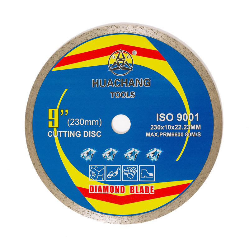 Säge-Fliesenschneider des 230x22.23mm Diamantblattes nasser 9-Zoll-Diamantblatt für Porzellan