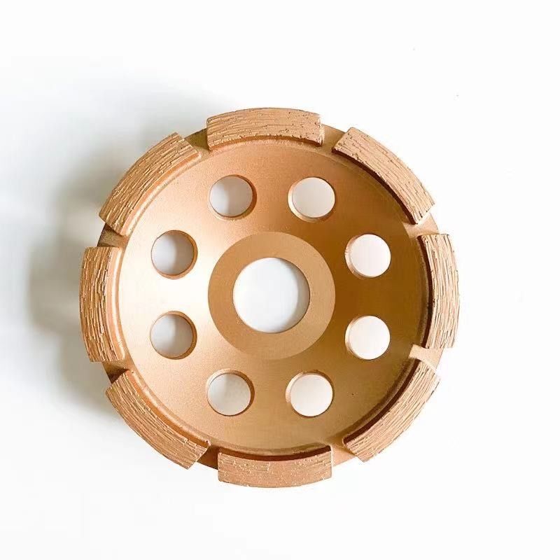 Laser der hohen Qualität 4inch schweißte 105mm einzelne Reihe Diamond Cup Wheel For Concrete, Stein, harte Baumaterialien