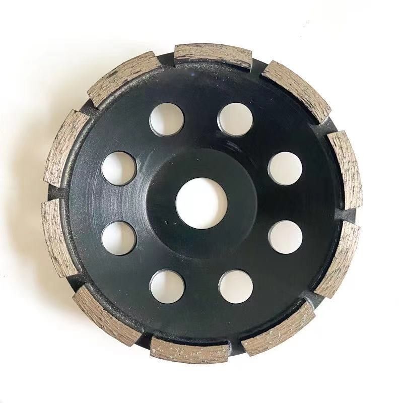 Hochrangiger Laser 4.5inch schweißte 115mm einzelne Reihe Diamond Cup Wheel For Concrete, Stein, harte Baumaterialien