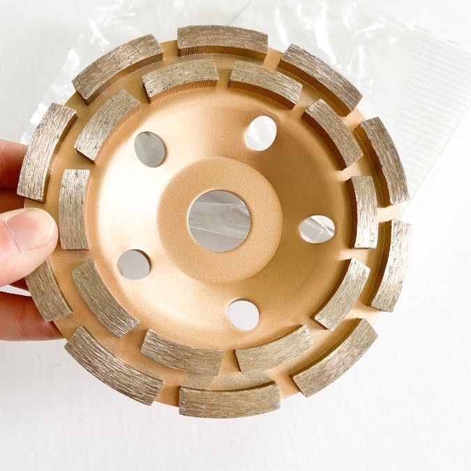 115mm 4-1/2 Zoll. Doppeltes Reihen-Diamond Cup Wheel For Stone-Doppeltes Diamond Cup