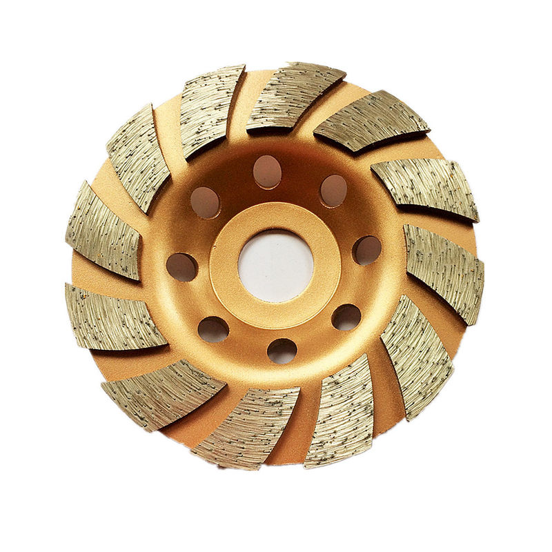 Laser 4.5inch schweißte 115mm segmentierten Diamond Turbo Grinding Cup Wheel für Beton, Stein, Baumaterial