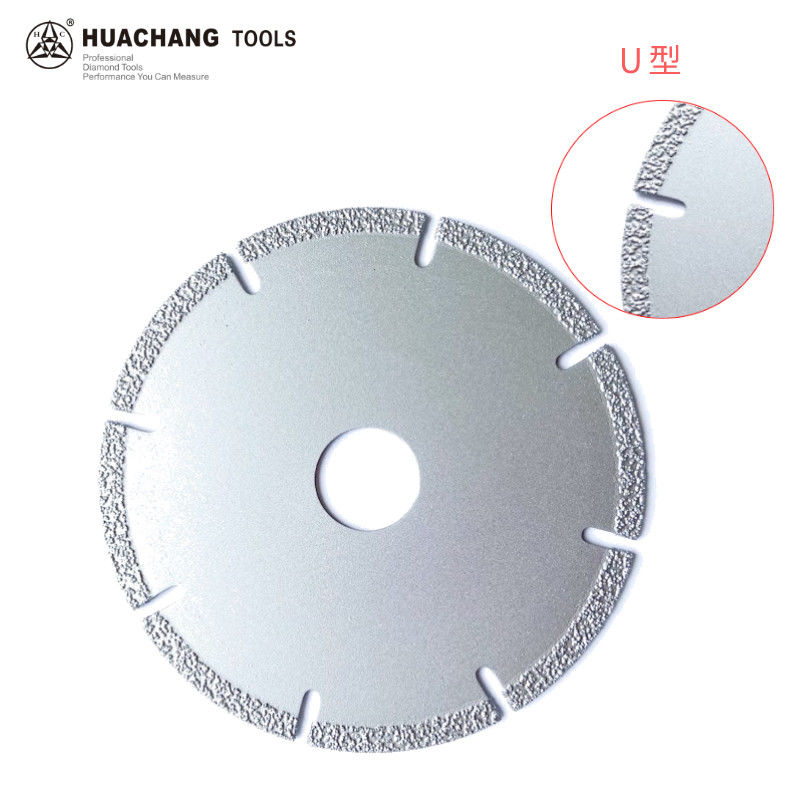 Vakuum hoher Qualität 4.5inch 115×1.4/2.2×5×22.23×9T bronzierte Diamond Grinding Cutting Disc For-Stein-keramischen Plastikmarmor