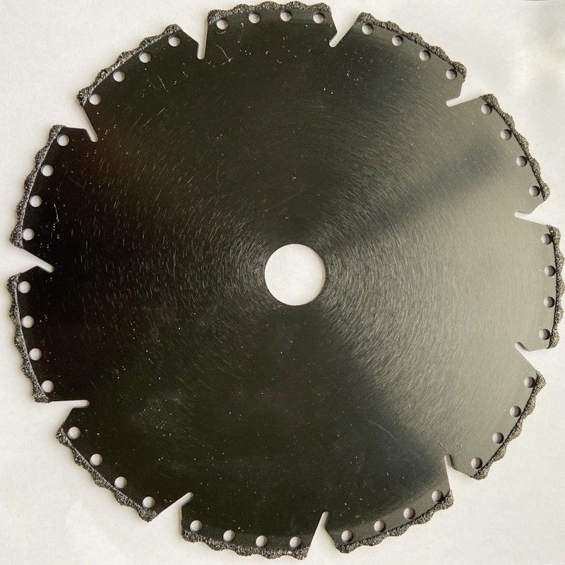 Gutes Blick 5inch 125×1.4/2.4×6×9T×22.23 Vakuum bronzierte Diamond Grinding Cutting Disc für Steinkeramischen Plastikmarmor