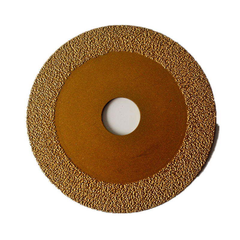 100×1.0/1.8×15×20mm Vakuum bronzierter Diamond Saw Blade For Cutting Roheisen-Marmormetalledelstahl-Feuer-Notfall