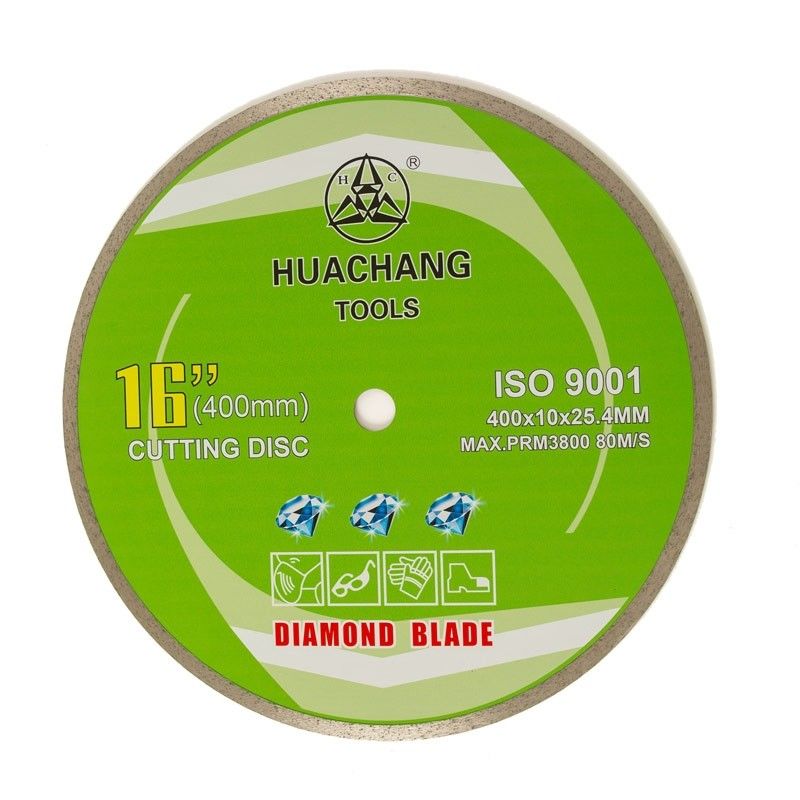 Kalter ununterbrochener Rim Diamond Blade For For General Zweck der Presse-16inch ‚400×2.6/3.4×10×25.4mm, keramisch