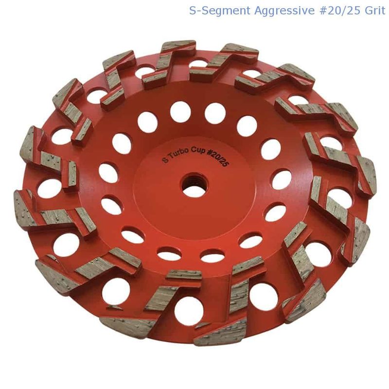 150-230mm Laser schweißte segmentierten konkreten Diamond Grinding Cup Wheel For, Stein-, Baumaterial