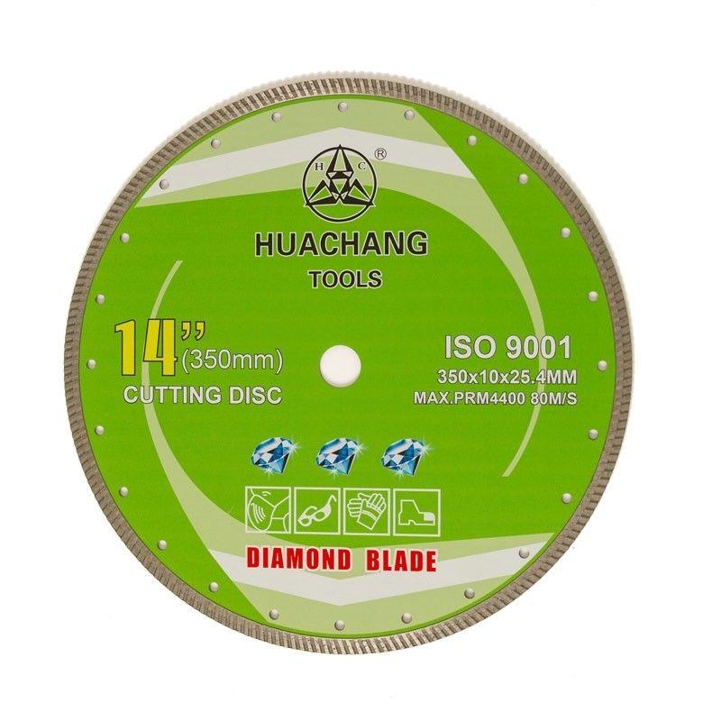 14inch ‚350×2.2/3.2×10×25.4mm Turbo Diamond Blade Cold Press For universell, keramisch, Marmor- und konkret